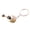 White, variant on UDIYO Key Chain Multi-purpose Memorable Collective Reusable Fine Craftsmanship Souvenirs Gift Creative Auto Part Model Gear Shifter Keychain Toy for Wallet
