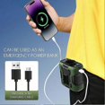 thumbnail image 4 of 6000mAh Turbo Track Fan, Belt Clip On Waist Cooling Fan, 0-100 Speeds Portable Silent Bladeless Fan For Outdoor & Travel & Office, 4 of 5