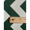 thumbnail image 2 of Mybecca Canvas Waterproof Outdoor 60" Wide Chevron Pattern Green/White Fabric by the yard, 2 of 7