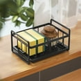 thumbnail image 3 of Soporte multiusos para esponjas de cocina, escurridor, organizador para cepillos Negro, 3 of 6
