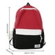 thumbnail image 3 of mochila escolar Bolso de lona para niñas Campus Casual Bag Color Clash para adolescentes estudiantes (rojo), 3 of 3