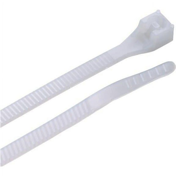 GB Electrical DoubleLock Cable Tie - Nylon - 1000 Pack, Off-White