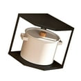 thumbnail image 3 of Petite Étagère d'Angle de Cuisine, Support de Rangement en Acier au Carbone en Forme d'Éventail pour Évier de Cuisine, 3 of 7