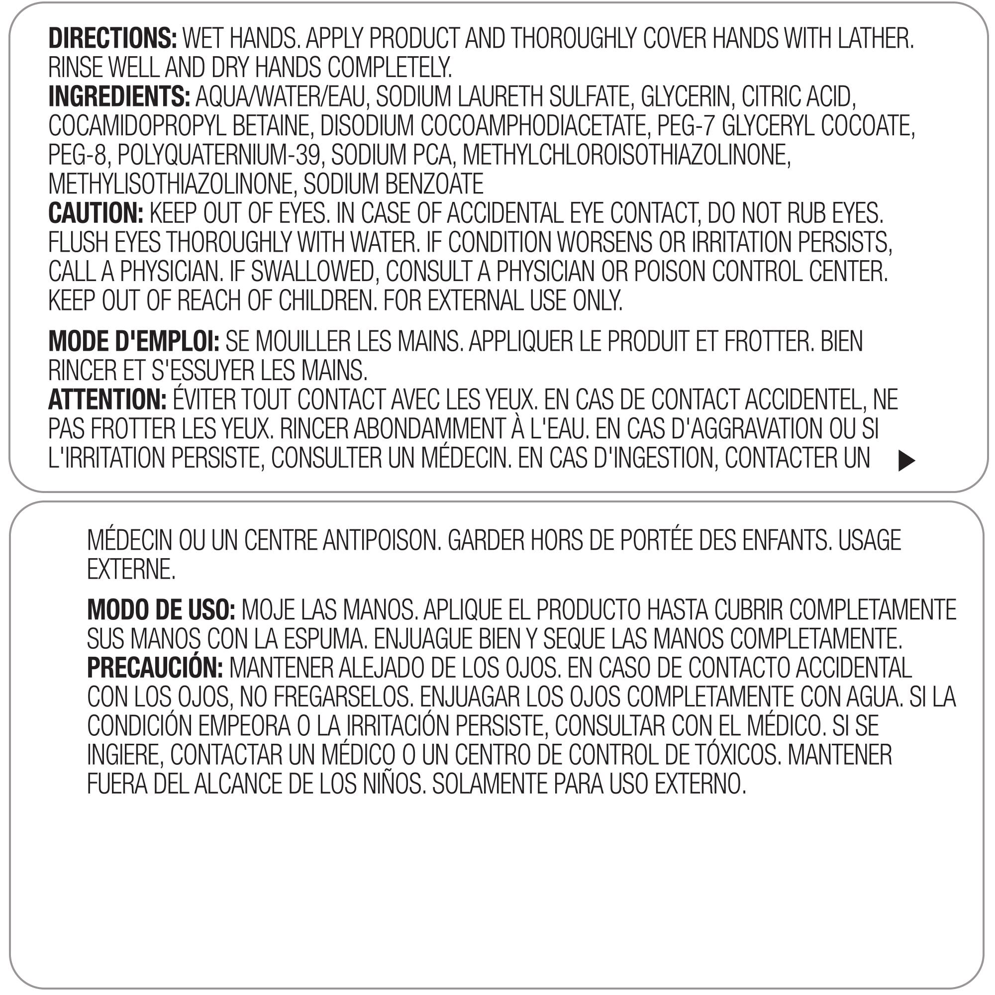 PROVON Foaming Soap Dispenser Refill Bottle Unscented 1,200 mL 1941-02 1 Ct
