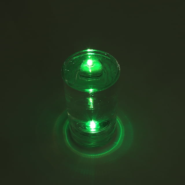 12 Pcs Waterproof Color-Changing LED Submersible Candle Lights - Flameless Battery-Powered ABS Plastic Tea Lights for Fish Tank, Wedding, Bar, Café, Party & Home Decor, Safe & Eco-Friendly Ambient