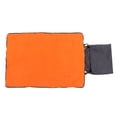 thumbnail image 1 of Portable Dog Pad Bed, Reversible Outdoor Pet Mat Foldable Soft Machine Washable  For Camping For Puppy Gray With Orange Polyester Layer, 1 of 8