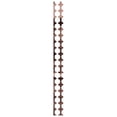 thumbnail image 3 of Ekena Millwork 94"H x 1/8"T Pandora Adjustable Acrylic Decorative Slat Wall Panel Kit, Rose Gold Mirror (contains 16 Slats + 1 Straight Edge Starter Slat), 3 of 11