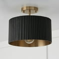 thumbnail image 7 of Capital Lighting 250711 Donovan 13" Wide Semi-Flush Drum Ceiling Fixture - Black Stain /, 7 of 7