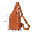 thumbnail image 2 of Bolso de pecho Bolsos de mensajero casuales para mujer Correa ajustable simple para senderismo al aire libre, 2 of 9