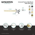 thumbnail image 4 of Kingston Brass KTDXD6 Concord Universal Front or Side Mount Toilet Tank Lever in Polished Nickel, 4 of 5