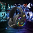 thumbnail image 3 of 7.1 Channel Wired Headphone LED Glowing Adjustable Gaming Headset USB Earphone with Microphone Box Package, 3 of 8