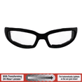 thumbnail image 2 of Global Vision Chicago 24 Auto-Darkening Photochromic Padded Motorcycle Riding Glasses Clear to Smoke UV400 ANSI Z87.1 Protection, 2 of 8