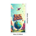 thumbnail image 3 of Colorful Back to School Themed Banner with Rocket Pencil and Backpack Elements Background Party Decors for Classroom Decor School Event Photo Booth Supplies Backdrop, 3 of 4