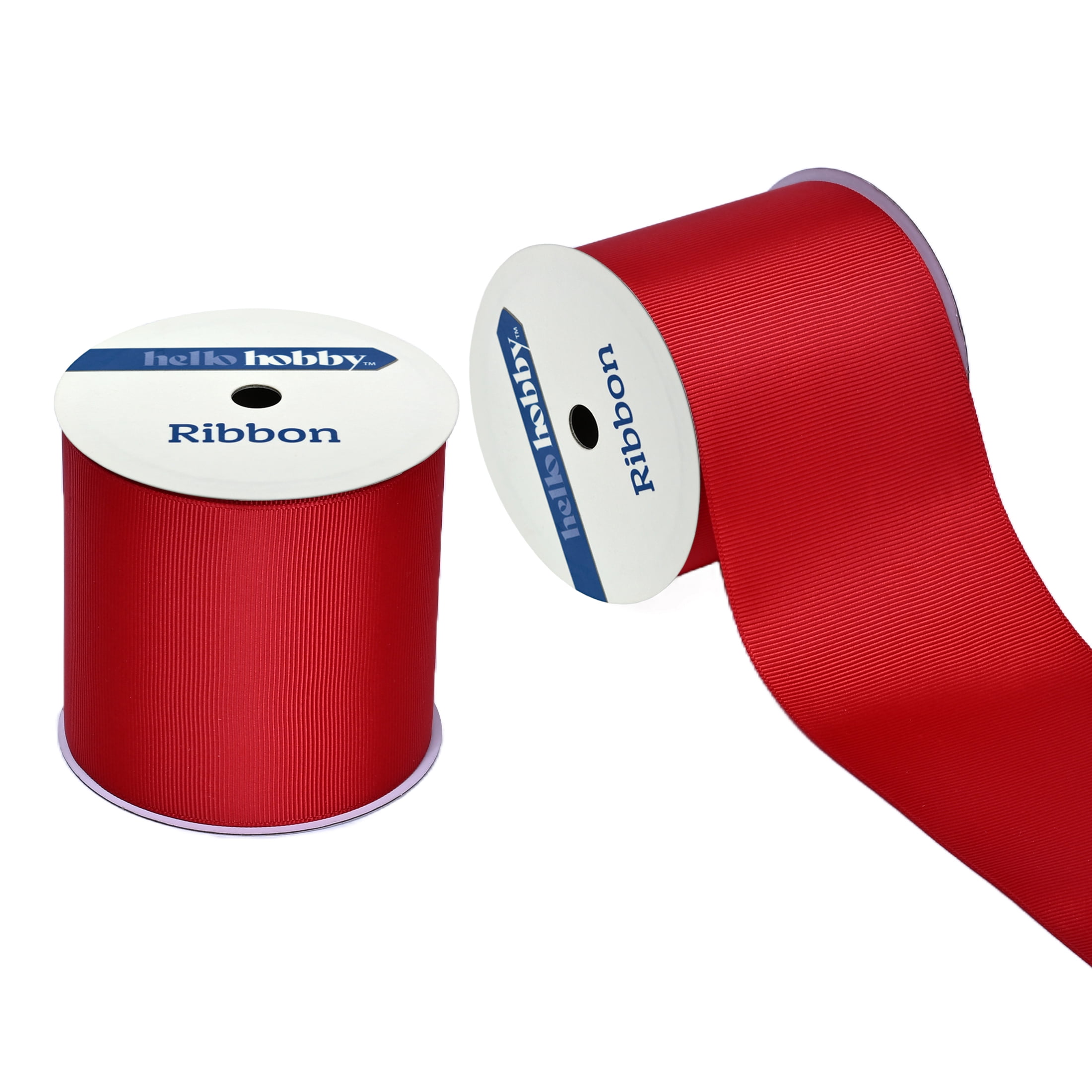 Gwen Studios 3" Red Grosgrain Ribbon, 3 Yards