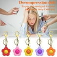 thumbnail image 3 of 2 Pcs Silicone Decompression Toy for Kid Simple Dimple Reliever Fidget Toys Board Controller Educational Sensory, Candy, 3 of 7