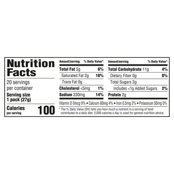 Handi-Snacks RITZ Crackers N Cheesy Dip - 20 ct / 0.95 oz