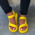 thumbnail image 1 of Zapatos de mujer para mujer Sandalias planas de color sólido Sandbeach Sandalias de playa informales Wmkox8yii  nm3162, 1 of 5