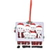 thumbnail image 1 of Bearachild Decoración colgante de Navidad para el hogar y el Hotel, decoración de marco de fotos de madera para sala de estar con cuerda, adorno Kits de decoración para fiestas 6 personas, 1 of 6