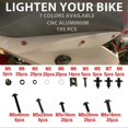 thumbnail image 2 of 195-Piece Motorcycle Fairing Bolt Screw Nut Kit, Bodywork Screws, Universal Fit Black Hardware Set, 2 of 5