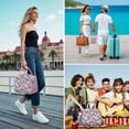 thumbnail image 7 of Reusable Pineapple Lnsulated Lunch Bag for Women & Men-Leakproof Water-Resistant Cooler Tote,Large Capacity(10.6x8.7x6.3in)for Work,Office,Travel,Picnic,Beach., 7 of 7