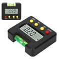thumbnail image 4 of Digital Inclinometer Spirits Level Angle Meter Electronic Magnetic Black Housing + Water Bubble, 4 of 5