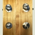 thumbnail image 6 of Locksets for Exterior Doors and Mobile Home with deadbolt, 3 Pack Keyed Alike Entry Door knob and Single Cylinder, Security for Mobile Home, Entrance and Front Door with Classic Satin Nickel Finish, 6 of 7