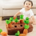 thumbnail image 2 of Juguete de zanahoria para perros, juguete masticable de rábano para tirar, juguetes interactivos para mascotas, campo de verduras interactivo, juguete masticable de verduras, 2 of 7