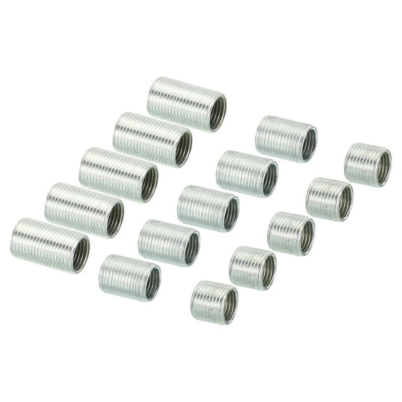 Uxcell M12 to M10 Thread Adapters Sleeve Reducing Nut 10/15/20mm Screw Pipe Threaded Tube Coupler Connector 1 Set