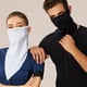 thumbnail image 4 of 4 Uds. Bufanda triangular de seda helada de verano, protector solar para hombres y mujeres, pañuelos para la cabeza, cubierta para el cuello a prueba de viento, 4 colores mezclados, 4 of 6
