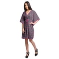 thumbnail image 3 of Moomaya Short Caftan Cover Up Dress Printed Women Kaftan Beachwear Cover Up, 3 of 6