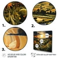 thumbnail image 3 of Designart "Countryside Pastoral Collage IV" Landscapes Floater Framed Canvas Wall Art, 3 of 7