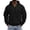 Black, variant on Abomasnow Men's Fleece Hoodie Sweatshirts Workout Athletic Hoodies Long Sleeve Quarter Zip Pullover Hooded Sweatshirt with Pockets