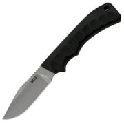 SOG ACE1001-CP Black Sheath Ace Stonewash Straight Clip Point Blade Knife