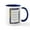 White/Navy Inside, variant on CafePress - Graduation Key To The Future IF By Rudyard Kipling - 11 oz Ceramic Mug - Novelty Coffee Tea Cup