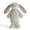 Gray, variant on Cute Rabbit Plush Toy, Floral Lop-Eared Bunny Plush Doll, Soft Huggable Stuffed Animal for Children, Birthday Gift, Home Decoration, Soft Cuddly Gift
