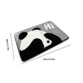 thumbnail image 4 of LACKUST Faux Sheepskin Bathroom Rugs Entrance Mat - Non-Slip Easy Care Bath Mats for Bathroom and Restroom,23.6x15.7in,White, 4 of 6