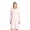 Light Pink, variant on Casual Nights Women's Fleece Long Sleeve Nightgown, Floral Microfleece Sleepwear with Lace Trim and 3-Button Crew Neck, Sparkle Blue 3X