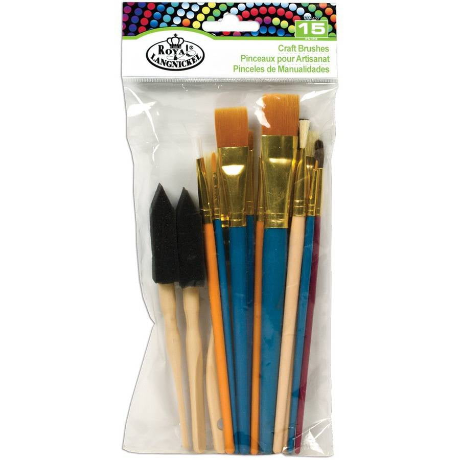 Craft Brush Set, 15pk