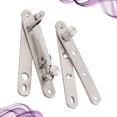 thumbnail image 1 of IFANLANDOR Stainless Steel Hinge Rotating Shaft Metal Simple Practical 1 Set 4.3x2x0.6in For Wooden Doors, 1 of 8