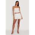 thumbnail image 2 of Womens Haute Monde Trendy Mid Rise Scallop Trim Shorts, 2 of 4