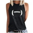 thumbnail image 2 of Boovnll Débardeurs pour Femmes, T-Shirt Sans Manches à Col Rond Imprimé Mode pour Femmes, Débardeur pour Femmes, 2 of 4