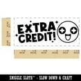 thumbnail image 2 of Extra Credit Excited Face Teacher Student School Self-Inking Rubber Stamp Ink Stamper - Black Ink - Small 1-1/2 Inch, 2 of 7