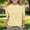 Yellow, variant on Tranfacy Kids Girls 3 to 12 Years Fall Long Sleeve Round Neck Blouses and Shirts Solid 3/4 Sleeve Loose Casual Tops