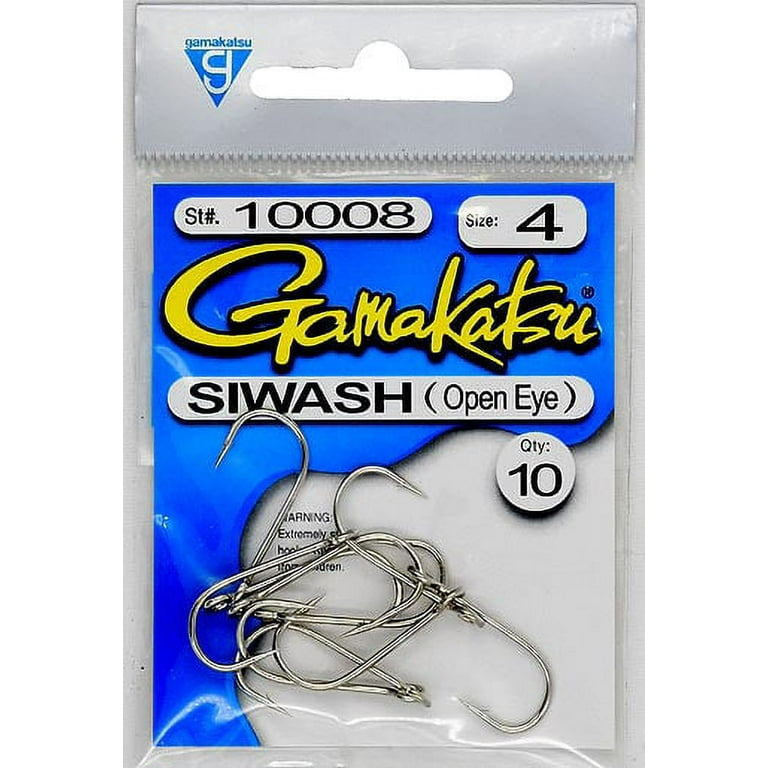 Gamakatsu Siwash Open Eye Fishing Hooks Size 3/0 AMT 25