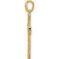 thumbnail image 2 of 14K Yellow Gold 1/10Ct. Diamond Cross Pendant (22.5 X 11) Made In India pm5074-010-ya, 2 of 5