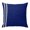 Navy Blue, Indigo, Denim, Cream, variant on Throw Pillow Covers 16x16 Inch, Peach Pink Texture Decorative Pillow Cases for Couch Sofa Bed, Country Farmhouse Burlap Stripes Cotton Linen Square Home Decor Pillowcases with Hidden Zipper