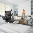 thumbnail image 2 of Estatua de dragón, sujetalibros, soporte para libros, obra de arte decorativa, escultura para estantería, decoración del hogar, escritorio de oficina,, 2 of 8