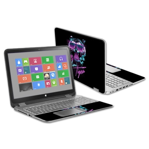 2016 MightySkins Skin Compatible with HP Pavilion x360 15.6 wrap Cover Sticker Skins October Apple