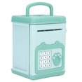 thumbnail image 2 of Piggy Bank Electronic, Auto Scroll Paper Handle Design Fingerprint Password Cash Piggy Bank  For Storage Money For Kids Green, 2 of 8