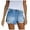 Blue-63, variant on REALiKUN Denim Shorts Women Mid Rise Ripped Jean Shorts Stretchy Folded Hem Hot Short Jeans Blue XXL